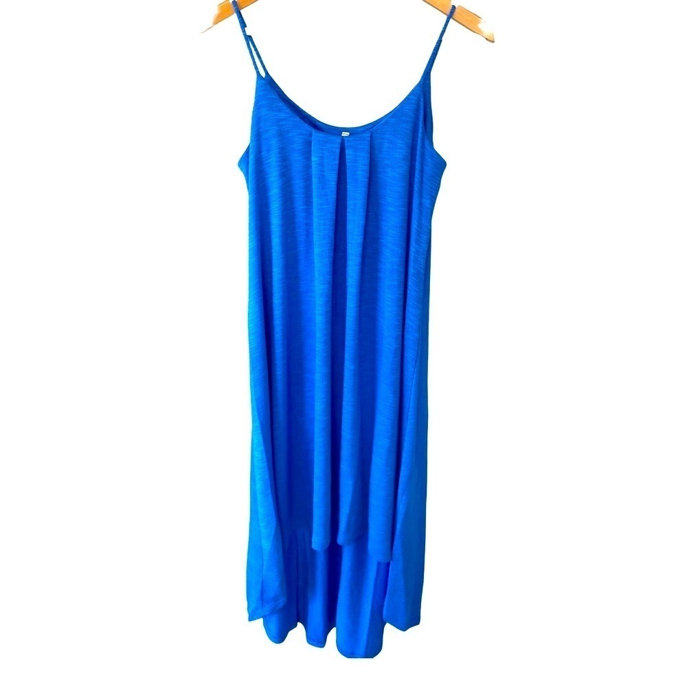 Lanston Azure Blue High Low Maxi Sundress Size Small NWT
